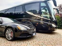 Maserati and Bus